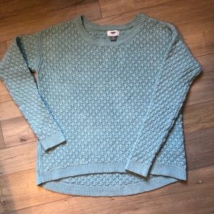 Old navy blue tricot sweater